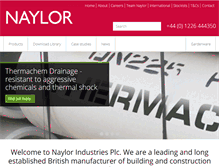 Tablet Screenshot of naylor.co.uk